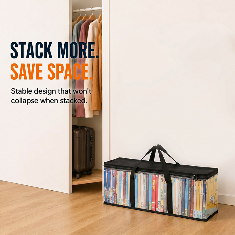 Large Clear Storage Bag — Heavy-Duty & Waterproof | Perfect for Clothes, Moving & Long-Term Storage