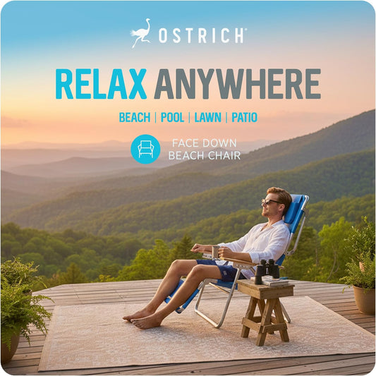 🪑 Ostrich Deluxe 3‑in‑1 🌊💺 Smart Comfort for Sunny Days
