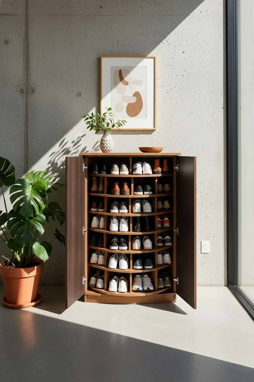Infinity Shoe Rack  – Endless Storage for Your Sneakers, Heels & More